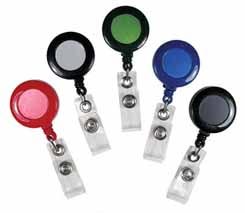 Plastic Clip-on Badge Reel 23 1 1/4 - Color Selection (Minimum Qty 25)