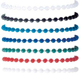 38 inch Large Plastic Bead Chain - Various colors