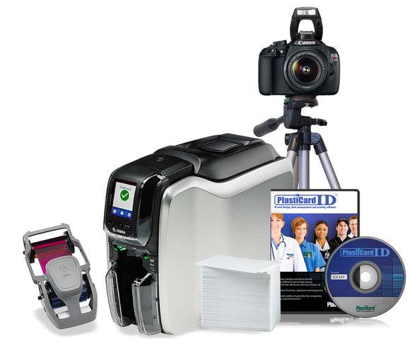 Zebra ZC300 Professional Bundle - Dual-Sided with Canon DSLR Camera