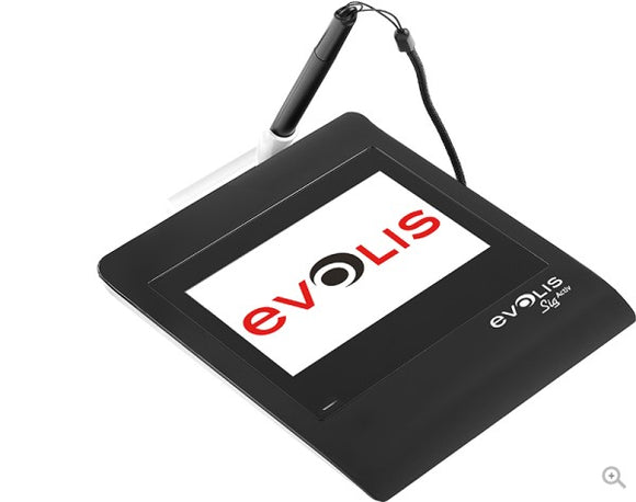 Evolis  Sig Activ Signature Pad, Color 5 Interactive LCD Signature Pad with Backlight, USB