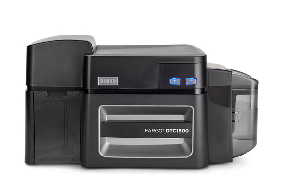 HID  DTC1500 Dual-Sided Printer + ICLASS, MIFARE/DESFire, and Contact Smart Card Encoder