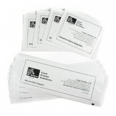 Zebra ZXP Series 3, Cleaning Kit, 4 print engine cleaning cards and 4 feeder cleaning cards (enough for 4,000 prints)1