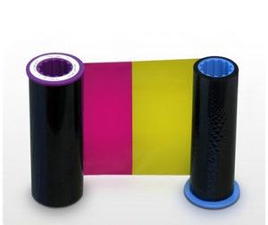 Zebra i Series Color Ribbon for Retransfer, 5 Panel YMCKK, 500 images