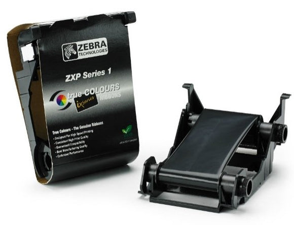 Zebra ix Series high capacity monochrome ribbon for ZXP Series 3 Black, 2000 images